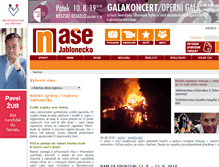 Tablet Screenshot of nasejablonecko.cz